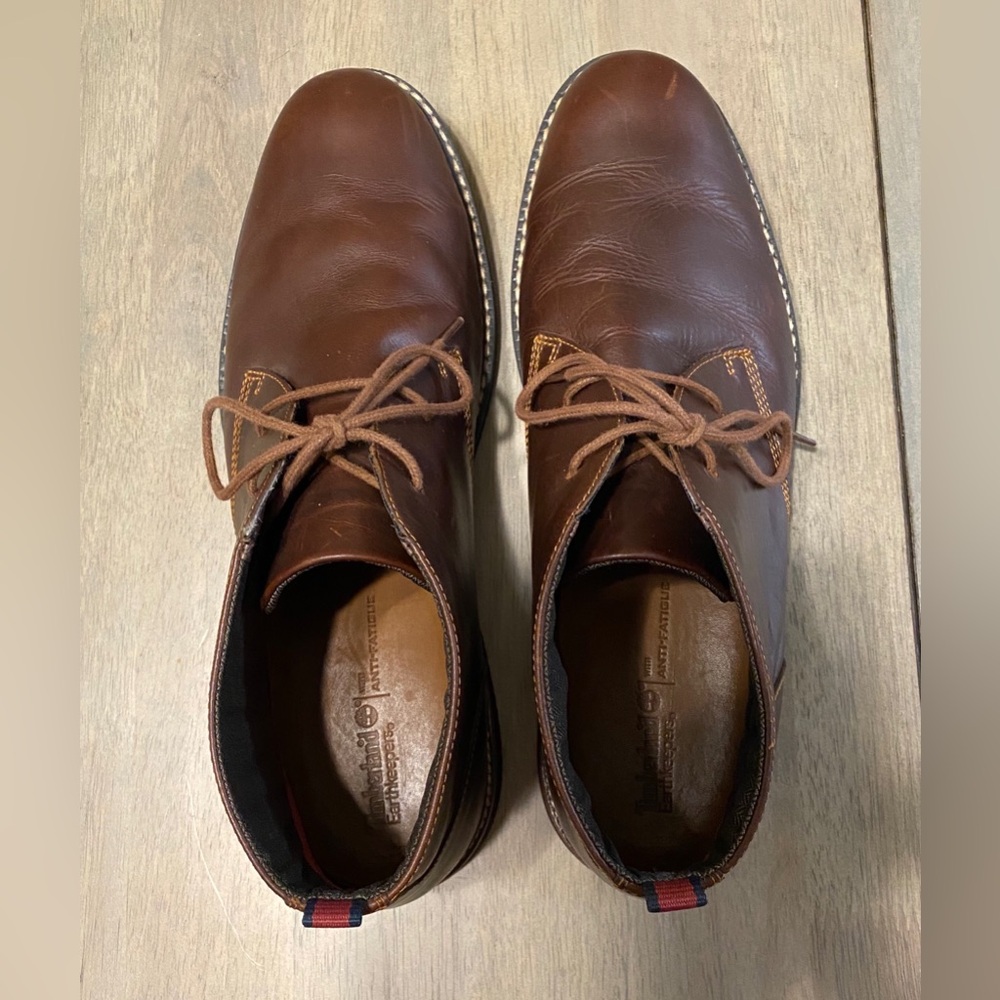 Timberland Mens Shoes Earthkeepers Ankle Leather Oxford Brown 12